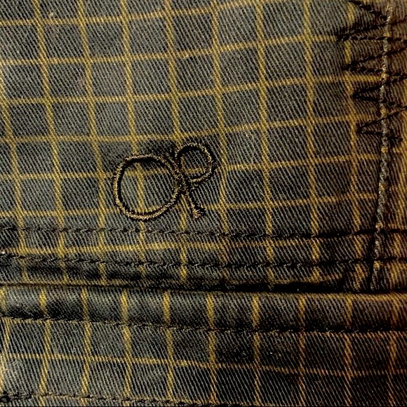 OP Black Green Plaid Print Cargo Shorts EUC | 42 - Picture 5 of 7